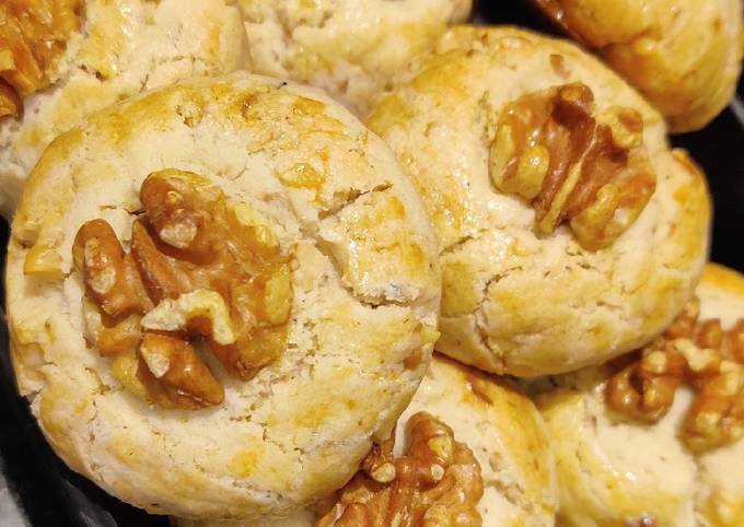 Steps to Prepare Perfect Chinese Walnut Cookies  核桃酥