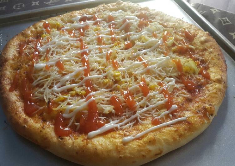Cara termudah untuk Masak LezatPizza killer soft bread