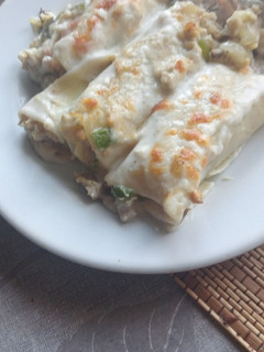 Una foto de Canelones de pollo