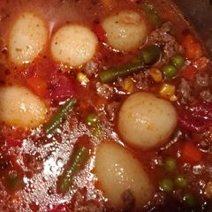 A picture of Easy Hamburger Soup.