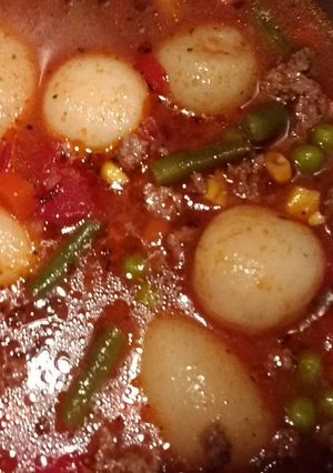 A picture of Easy Hamburger Soup.
