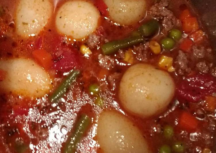 Recipe of Perfect Easy Hamburger Soup