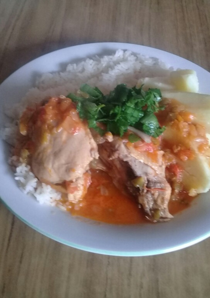 Una foto de Picante de pollo a mi manera