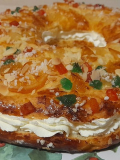 Una foto de Roscón de Reyes - amasado en panificadora-