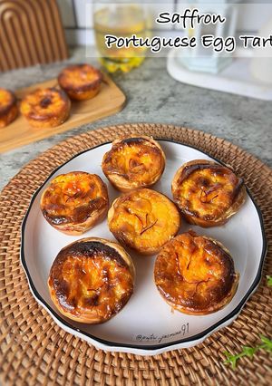 Foto resep Saffron Portuguese Egg Tart