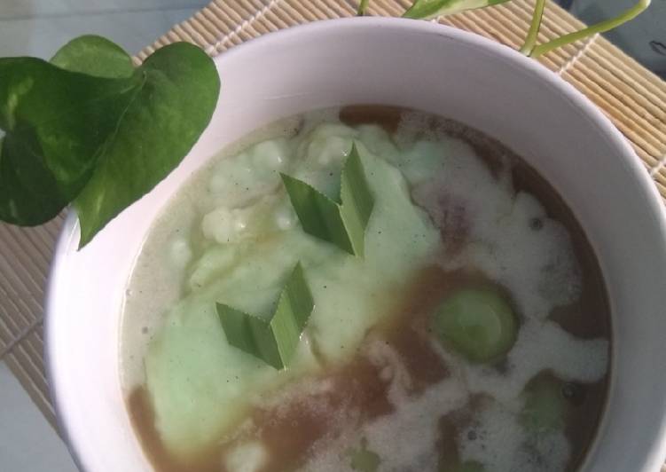 Bubur sumsum candil pandan