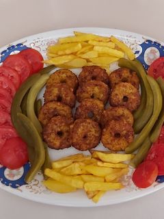 عکسی از دستور کتلت مرغ