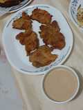 Cerdo con salsa de cebolla