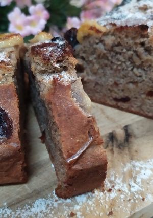 Foto di Panbauletto banane 🍌 e lamponi🍞secchi,di grano saraceno