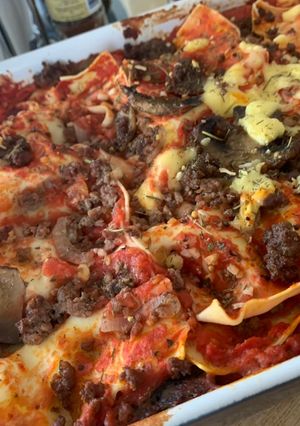 Una foto de La hazaña carnivora ! Lasagna