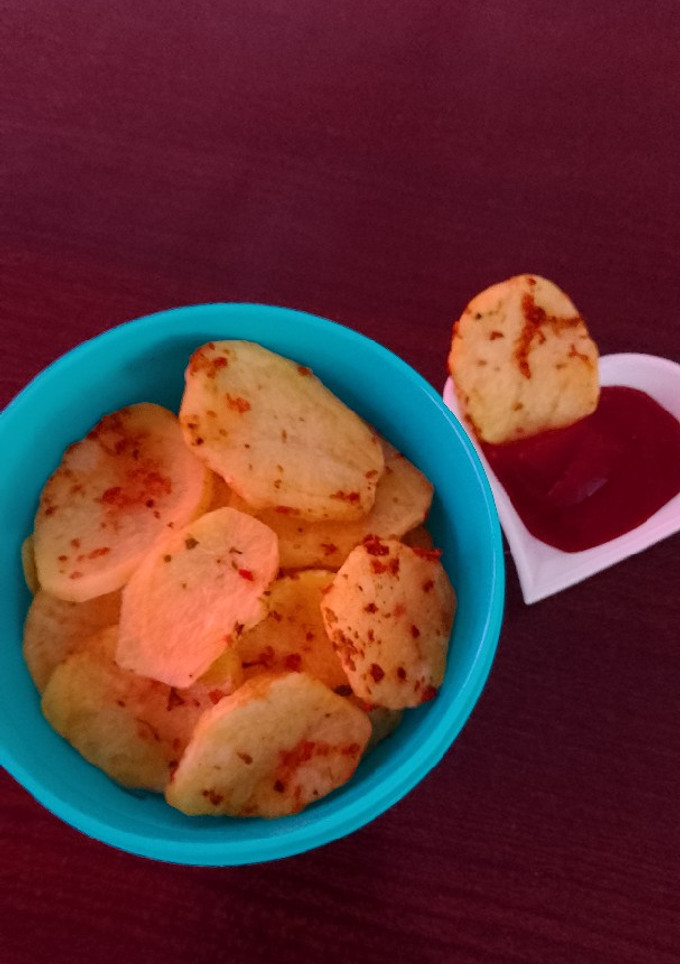 Una foto de Papas fritas en microondas