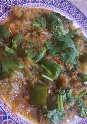 A picture of Kasi Phal Sabzi. (Kaddu Ki Bhujiya).