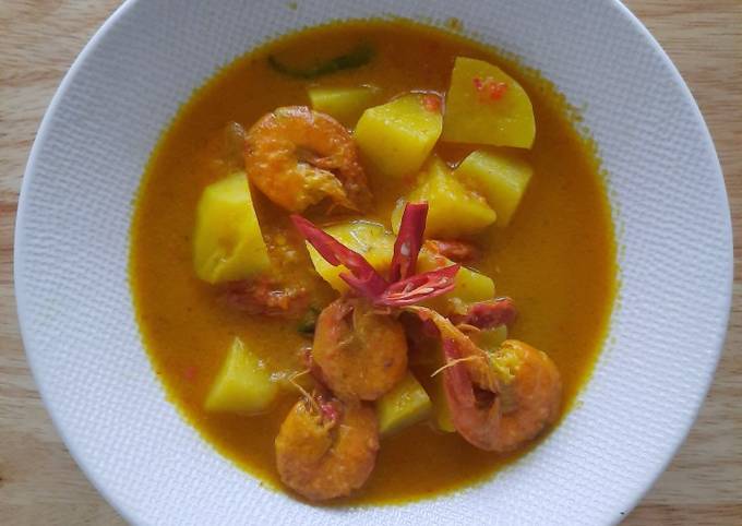 Resep Gulai Udang Kentang Khas Padang Oleh Nurul Marliza Putri Hesti Cookpad