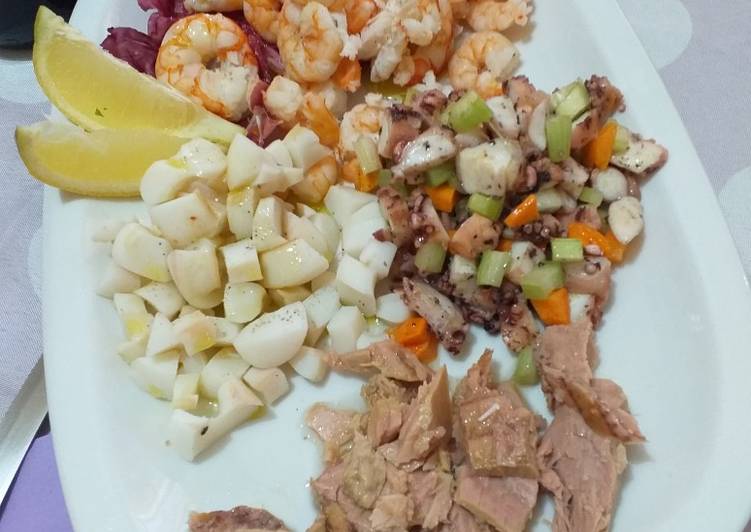 Ricetta Antipasto Freddo Di Pesce Di Lucia Tolfo Cookpad