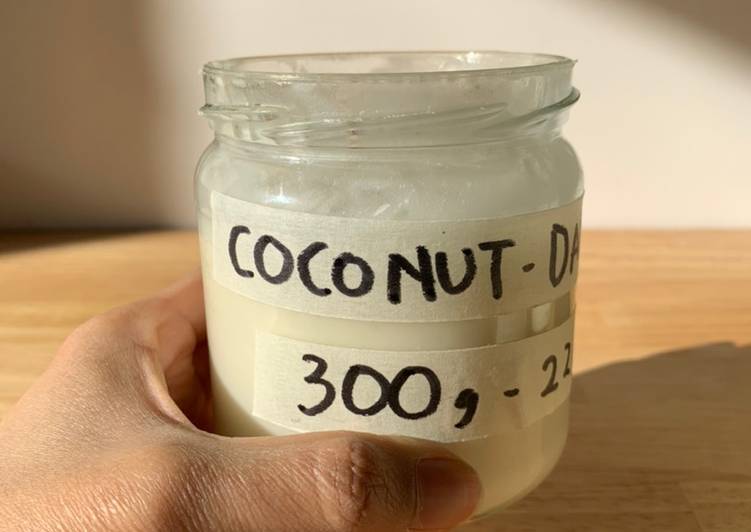 Homemade yogurt kelapa (dairy free-lactose free - vegan friendly)