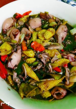 Foto resep Tumis cumi kuah hitam