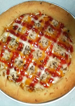 Foto resep Pizza ndeso...#5resepbaruku