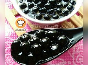 Gambar Black Tapioca Pearl (Boba)