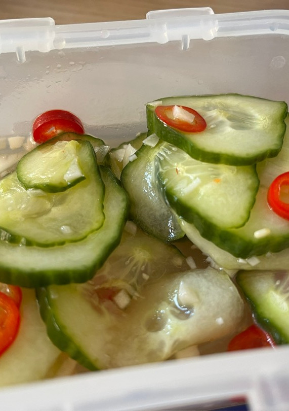 Foto resep Quick Cucumber Pickle Asian style