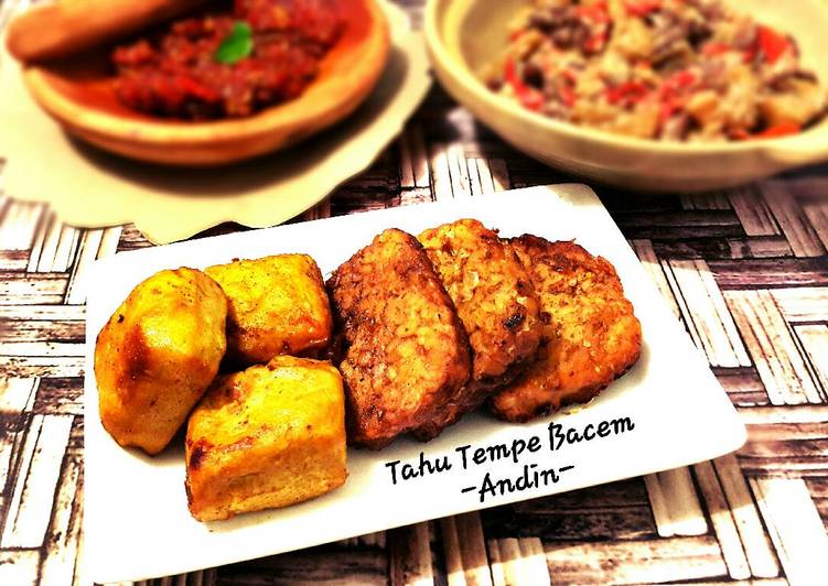 Tahu Tempe Bacem Goreng