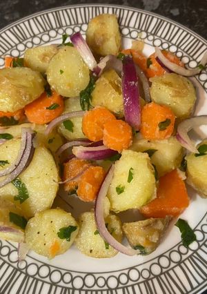 A picture of Healthy potato salad.