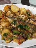 Ikan kembung sambal ijo