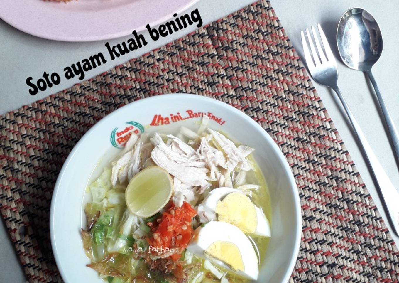 Soto ayam kuah bening