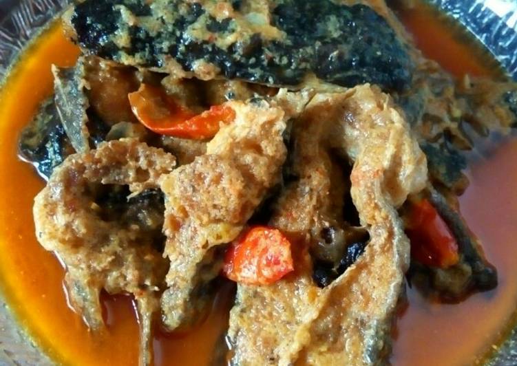 Bahan mengolah Patin kuah santan pedas yang Lezat