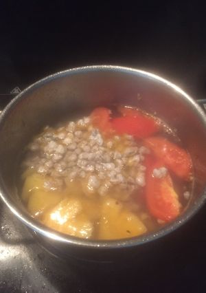 Hình của món Canh chua hến.