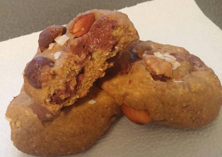 Recipe of Quick Choc Nut Cookies