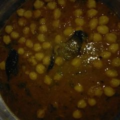 A picture of Chole masala.