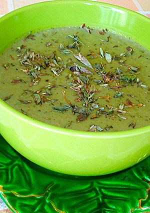 Foto principal de Crema de habas frescas