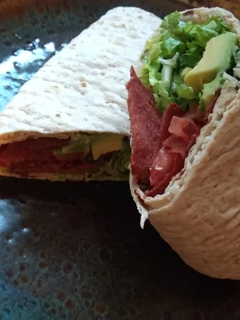 Easy Steps to Prepare Bacon Avocado Caesar Wrap the Awesome  Can spoil the tongue