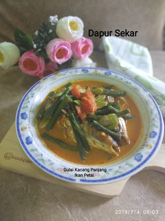 Foto resep Gulai Kacang Panjang Ikan Petai