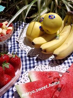 صورة لوصفة سلطة فواكه 🍌🍓🍏🍍