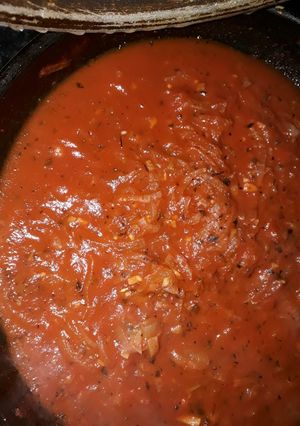 Una foto de Salsa de pizzas