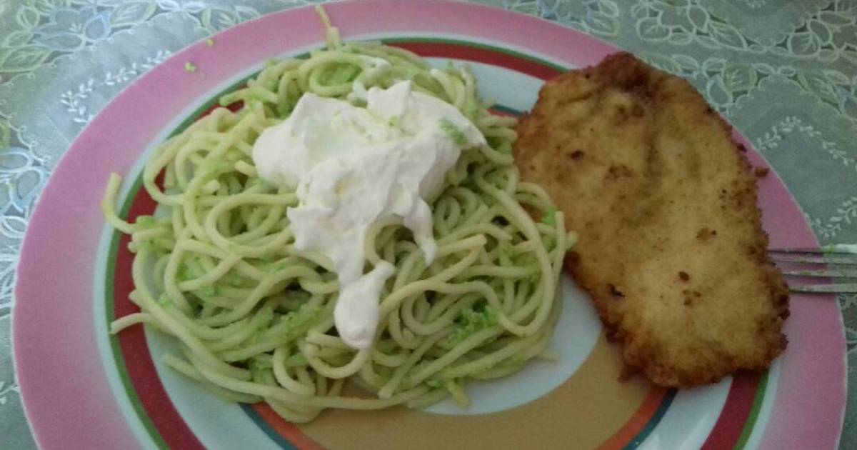Espagueti Verde Receta de Araceli Garcia- Cookpad