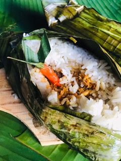 Foto resep Nasi bakar tongkol suwir