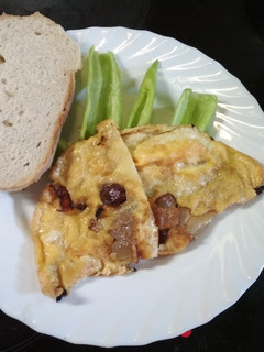 Szalonnás tojásrántotta recept fotója