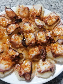 Una foto de Pulpo a la gallega casero