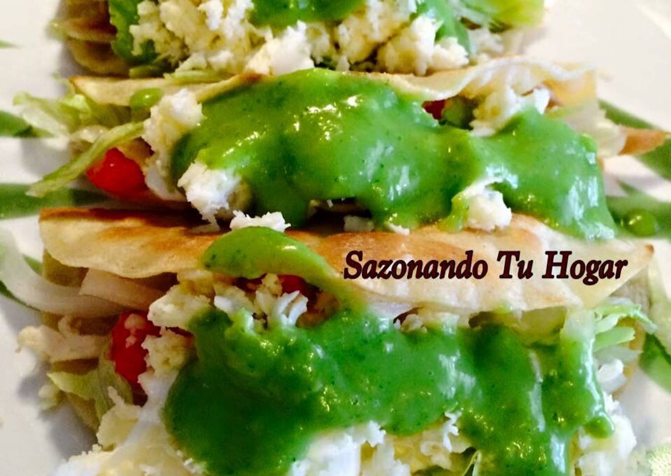 Tacos dorados de pollo a mi estilo🐔🐔