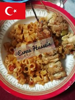 صورة لوصفة مكرونة تركية بطريقة الحلة الواحدة