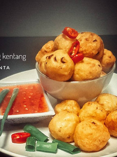 Foto resep Cimplung kentang aka perkedel sunda