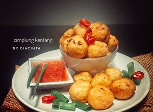 Foto resep Cimplung kentang aka perkedel sunda