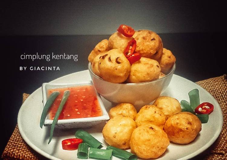 Cara Memasak Cimplung kentang aka perkedel sunda yang Renyah