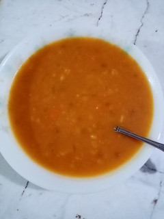 عکسی از دستور سوپ بدون مرغ و گوشت