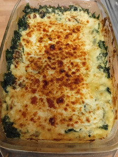 Una foto de Espinacas Gratinadas al horno