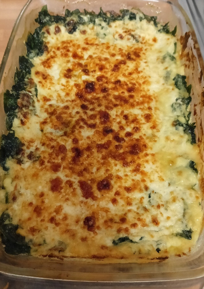 Una foto de Espinacas Gratinadas al horno
