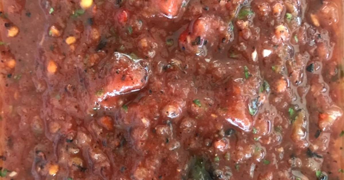 Fiery Roasted Habanero Salsa (HOT! 🌶) Recipe by Boca de Fogo Cookpad
