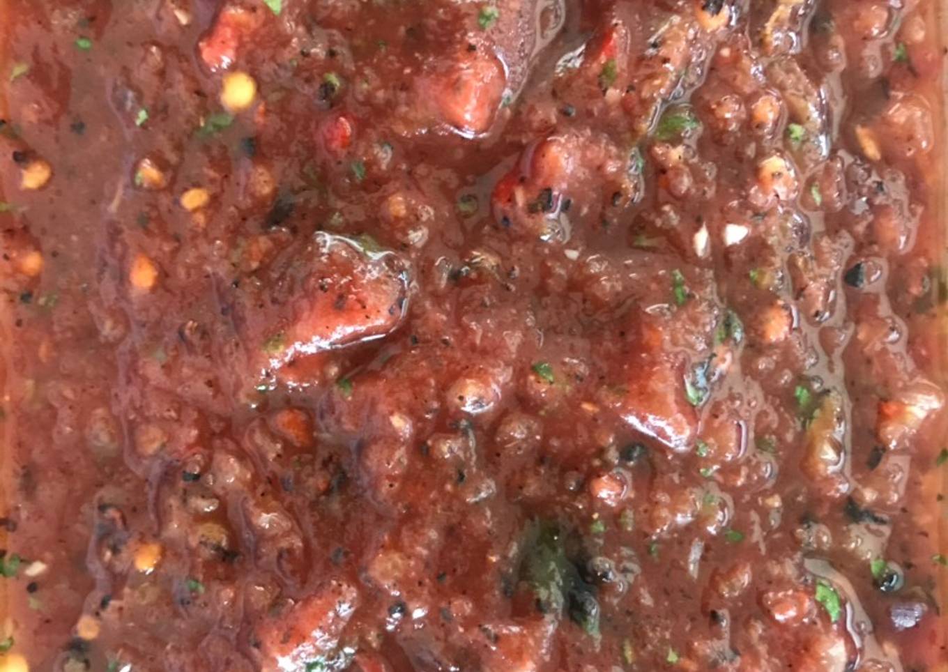 Fiery Roasted Habanero Salsa (HOT! 🌶)
